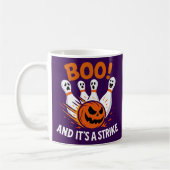 Boo It’s a Strike Funny Halloween Bowling Koffiemok (Links)