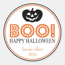 Boo. Jack-O-Lantern (zwart/Oranje)