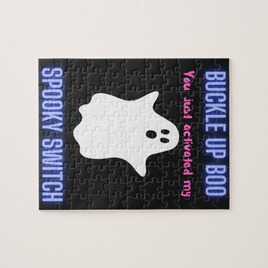 Boo, je hebt net mijn woordschakelaar geactiveerd legpuzzel (Horizontaal)