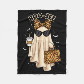 Boo Jee Boujee Ghost Halloween October Vibes Soky  Fleece Deken (Voorkant)