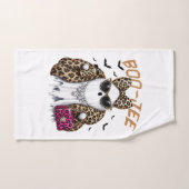 Boo-JEE Fantôme Léopard Coquette Halloween (Serviette à main)