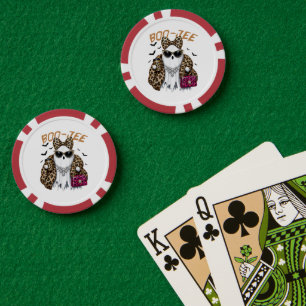 Boo-JEE Geest Luipaard Coquette Halloween Poker Chips