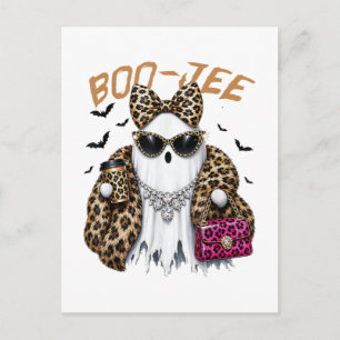 Boo-JEE Geest Luipaard Coquette Halloween Uitnodiging Briefkaart