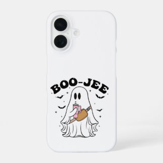 BOO-JEE Ghost Halloween Cute Phone Case iPhone 16 Hoesje