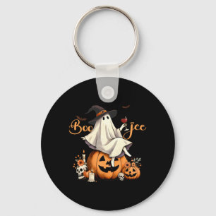 Boo Jee Ghost Ice Coffee Coquette Boog Halloween Sleutelhanger