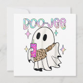 Boo Jee Grappige Halloween Geest (Achterkant)