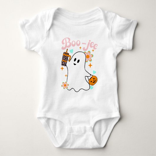Boo-Jee | Retro Ghost Romper (Voorkant)