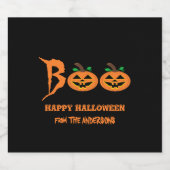 BOO ! Jeu de Étiquette de bouteille de bière Citro (Étiquettes simples)