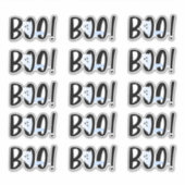 Boo ! Jeu de fantômes d'Halloween de 15 Stickers (Devant)