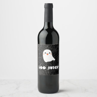Boo Juice Wine Label, Halloween Party Decor, Wijn Wijn Etiket