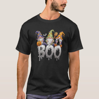 Boo-kabouter Halloween-kabouters Pompoen Griezelig T-shirt