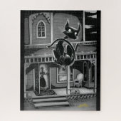 Boo Kat Goes Flying Jigzaag Puzzle Legpuzzel (Verticaal)