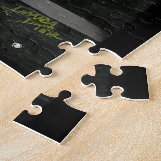 Boo Kat Goes Vissen Jigzaag Puzzle Legpuzzel (Zijkant)