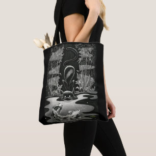 Boo Kat Goes Vist Canvas tas