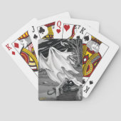 Boo-Kat helpt u bij het afspelen van wasgoed Pokerkaarten (Achterkant)