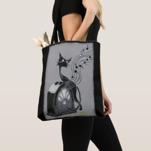 Boo Kat hoort de Canvas tas Muziek