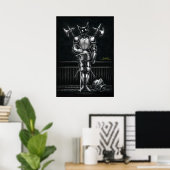 Boo-Kat in het Poster Armor (Thuiskantoor)