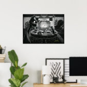 Boo Kat speelt Kaart Poster (Thuiskantoor)