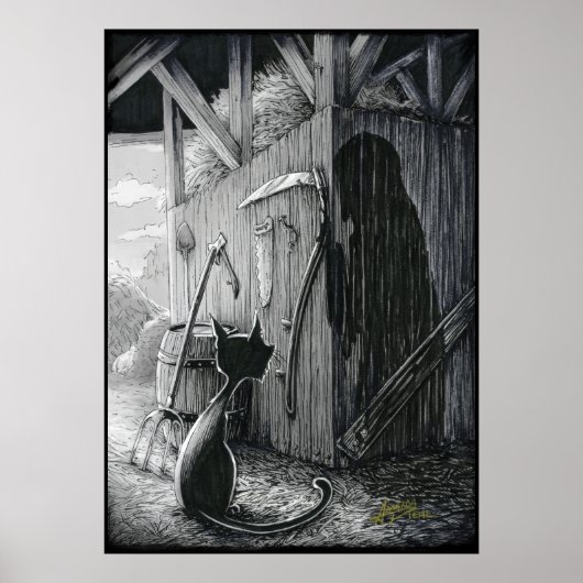 Boo Kat Stares bij het Poster Shadows (Voorkant)