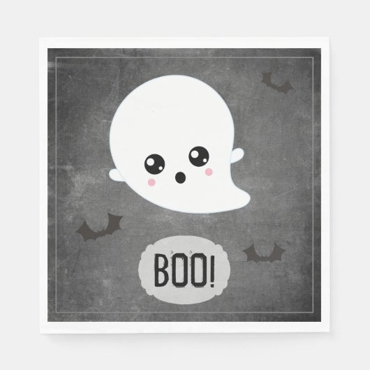 Boo Kawaii Ghost Servet (Voorkant)