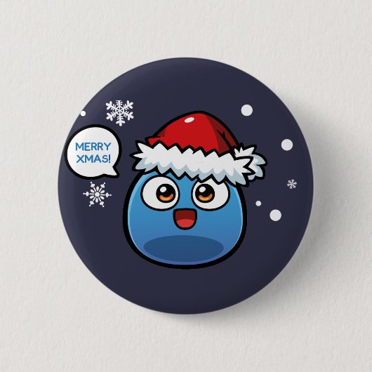 Boo-kerstproducten Ronde Button 5,7 Cm (Voorkant)
