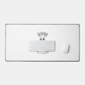 Boo Kitty Cute Ghost Chat Halloween Éffrayant Kitt (Clavier et souris)
