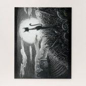 Boo Kitty dans le puzzle au clair de lune (Vertical)
