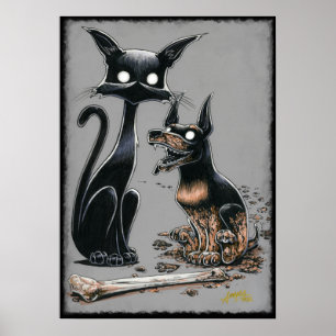 Boo Kitty fait un poster à pote