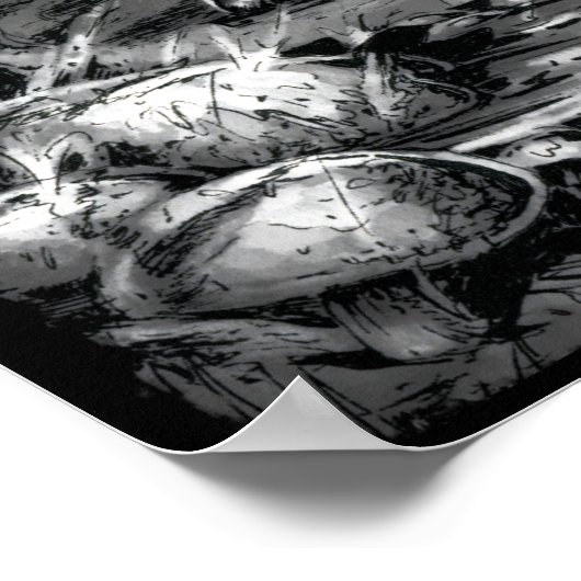 Boo Kitty pris dans une affiche d'une tempête de f (Coin)