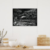 Boo Kitty pris dans une affiche d'une tempête de f (Cuisine)