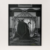 Boo Kitty Se Fait Asseoir Sur Jigsaw Puzzle (Vertical)