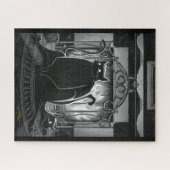 Boo Kitty Se Fait Asseoir Sur Jigsaw Puzzle (Horizontal)