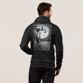 Boo Kitty se sent un Ominous Sweat - shirt à capuc (Dos entier)