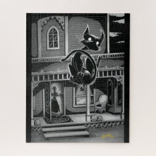 Boo Kitty va voler Jigsaw Puzzle