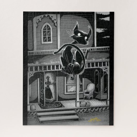 Boo Kitty va voler Jigsaw Puzzle (Vertical)