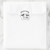 Boo-lean Funny Computer Ghost Boolean Pun Ronde Sticker (Tas)