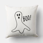 Boo leuke geest Halloween Kussen (Achterkant)