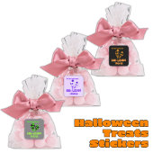 Boo-licious Halloween Treats Labels Aangepaste naa