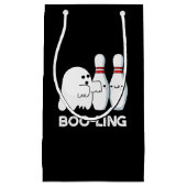 Boo-ling Grappige Halloween Bowling Spin Donker BG Klein Cadeauzakje (Voorkant)