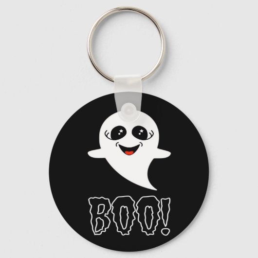 Boo Little Halloween Classic Design Sleutelhanger (Voorkant)