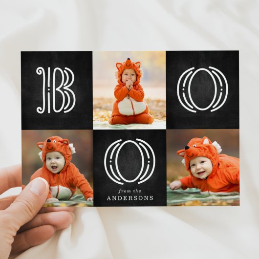 Boo magique | Carte photo Halloween