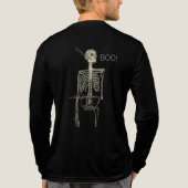 Boo Mannen-lang T-shirt ontwerp. (Achterkant volledig)
