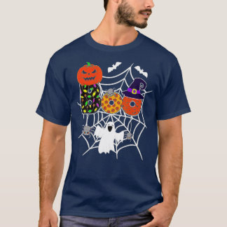 Boo met spinnen en Pet van heks T-shirt