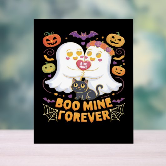 Boo Mine Forever Mignonne Fantômes Noir Chat Aimer (Neutre)