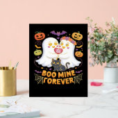 Boo Mine Forever Mignonne Fantômes Noir Chat Aimer (Mariage)