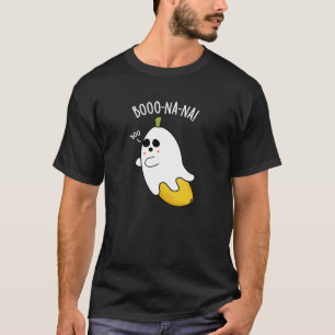 Boo-nana Grappige Geest Banaan Woordspeling Donker T-shirt