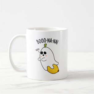 Boo-nana Grappige Ghost Banana Pun Koffiemok