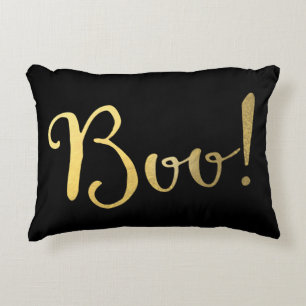 BOO! Neppe gouden Halloween-festiviteit herfst Decoratief Kussen