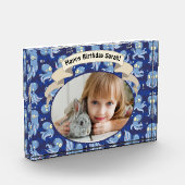 Boo Octopus Blue Cute Kids Birthday Foto (Links)