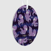 Boo Octopus mignon Violet Enfants Vêtements & Déco (devant)